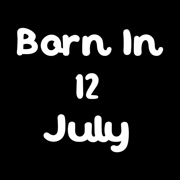 Born In 12 July by Fandie