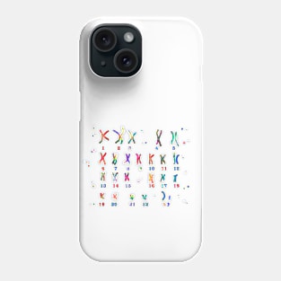 Male chromosome Phone Case