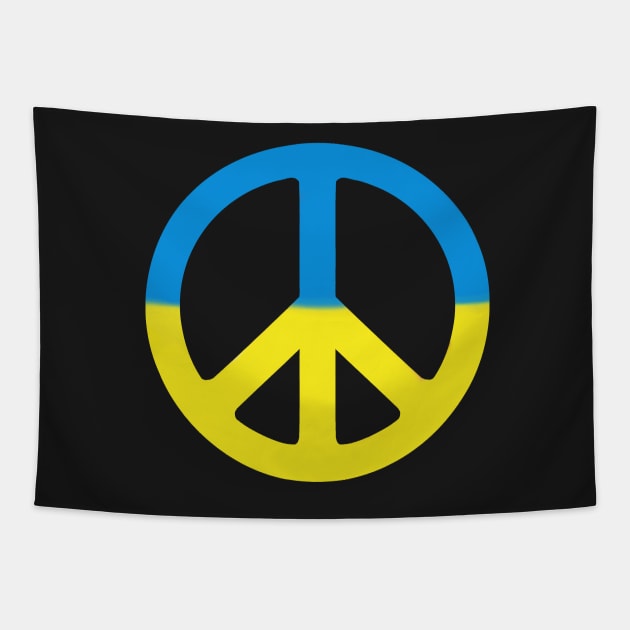 World Peace Ukraine Art Graffiti Activist Tapestry by PlanetMonkey