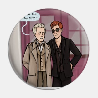 Good Omens comic Pin