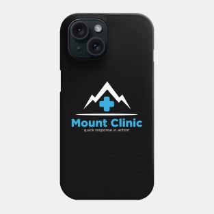 mount clinic service simple modern for medical service on the mount Phone Case