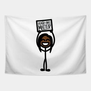 Stick Girl - Black Lives Matter Tapestry