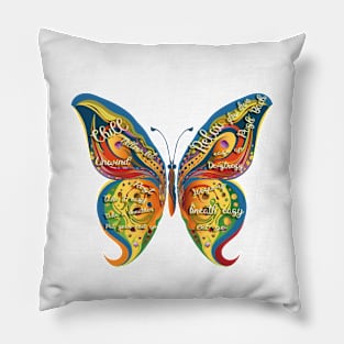 Artistic Flutterflies Pillow