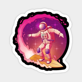 Surfing Astronaut Magnet