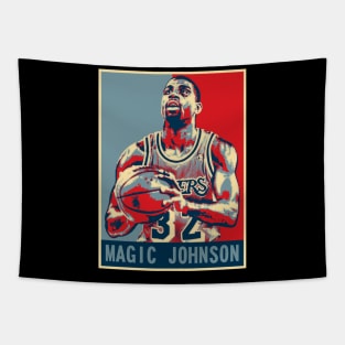 Magic Johnson Tapestry