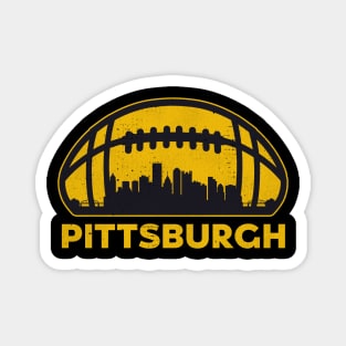 Pittsburgh Football Skyline Magnet