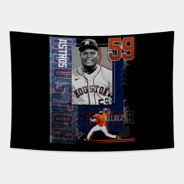 Framber Valdez Baseball Paper Poster Astros 2 - Framber Valdez - Sticker