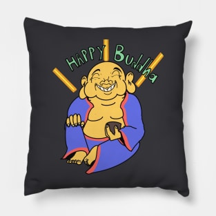 Happy Buddha Pillow