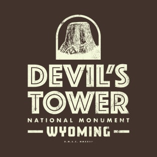 Devil's Tower National Monument (Tan) T-Shirt