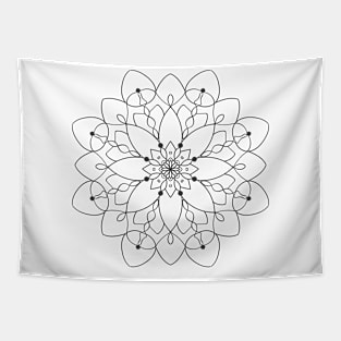 Mandala floral print Tapestry