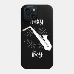 Saxy Boy - Saxophone Player Funny Puns Saxophonist Sexy Sax Phone Case