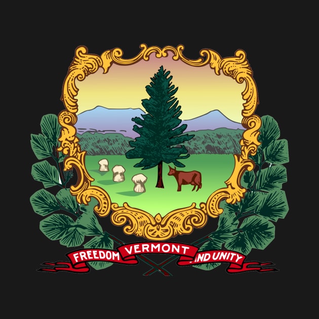 Vermont Coat of Arms by Aleksander37