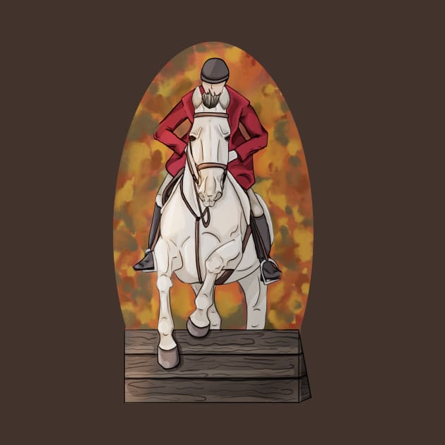 Tally Ho - Grey Fox Hunter in Autumn by themarementality