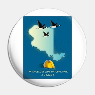 wrangell st elias Alaska Travel map Pin