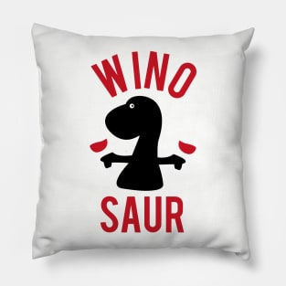 Funny wine o saur - puns are life Pillow