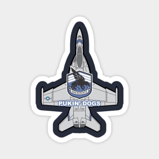 F/A-18 Rhino - Pukin' Dogs Magnet