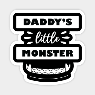 Daddy's Little Monster Magnet