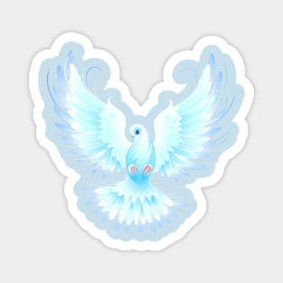 White dove ( dove of peace ) Magnet