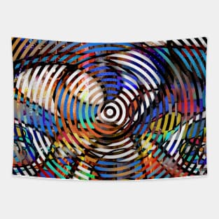 Trendy abstract background Tapestry