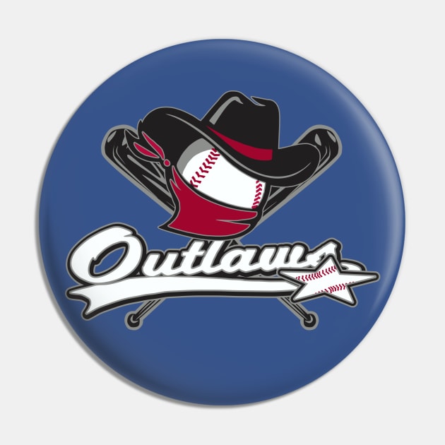 Outlaws Pin by DavesTees