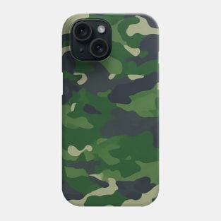 DARK GREEN MILITARY CAMOUFLAGE DESIGN, IPHONE CASE AND MORE Phone Case