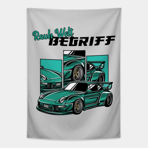 RWB CAR Tapestry by mirailecs