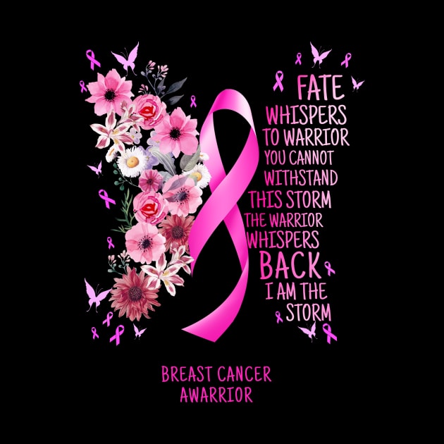 Bearst Cancer Warrior I Am The Storm Bearst Cancer Awareness by AKIFOJWsk