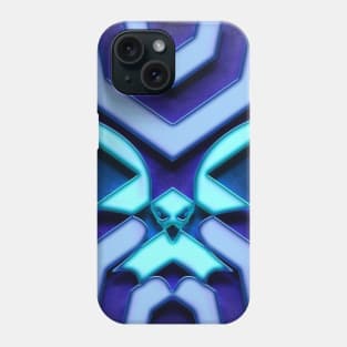 Freedom eagle - Geometric neon on black wall Phone Case