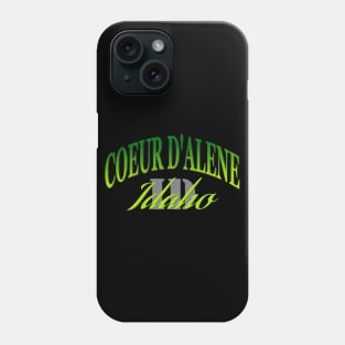 City Pride: Coeur d'Alene, Idaho Phone Case