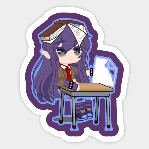 Gacha Girl With Hat Gacha Life Art Vinyl Sticker -  Denmark