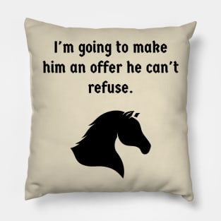 The Godfather/Offer he can't refuse Pillow