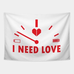 I need love speedometer Tapestry