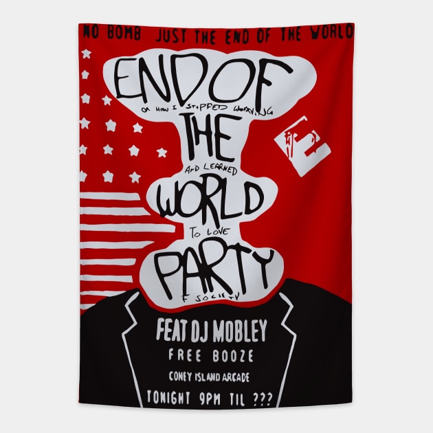 Mr Robot: End of The World Party Tapestry by notalizard