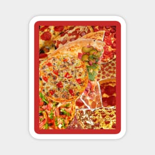 pizza slice pattern Magnet