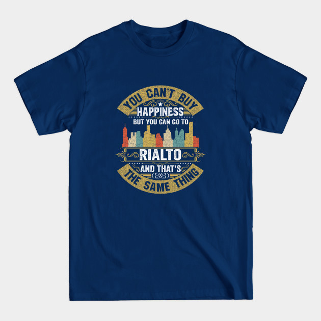 Disover Rialto City California State USA Flag Native American - Rialto City - T-Shirt