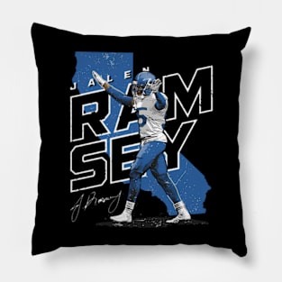 Jalen Ramsey Los Angeles R Player Map Pillow
