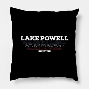 Lake Powell Utah USA Vintage Pillow