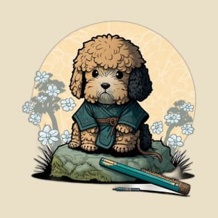 Adorable Samurai Irish Puppy T-Shirt