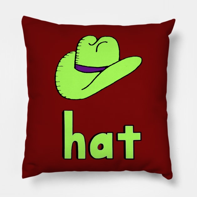 This is a HAT Pillow by roobixshoe