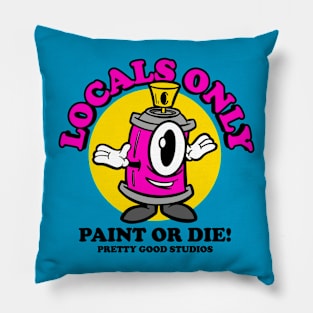 Locals Only Pillow