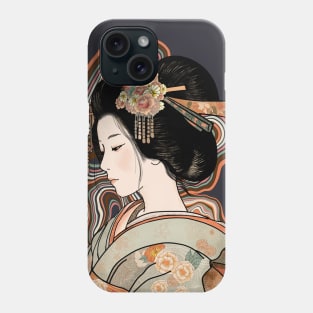 Geisha draw Phone Case