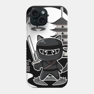 Cute Ninja Cat Phone Case