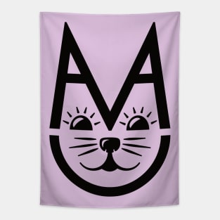 Cute Meow Cat Face Tapestry