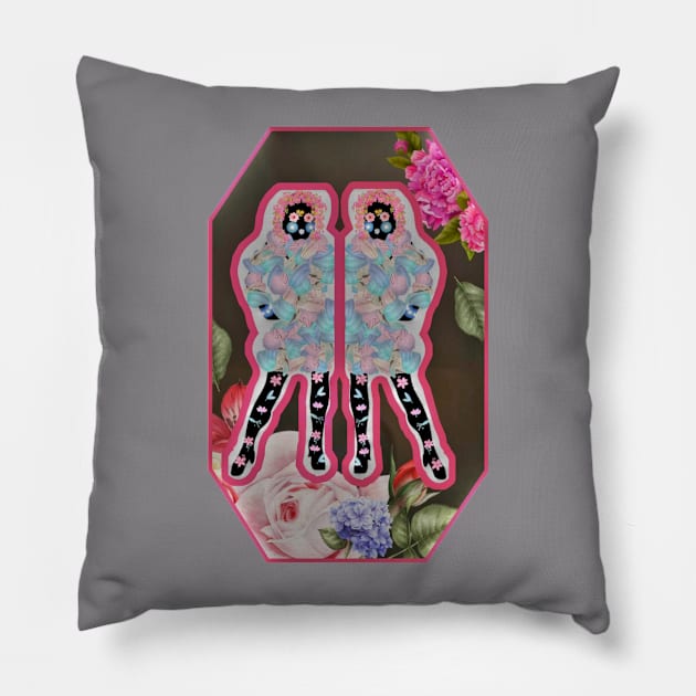 Dark Twins Pillow by GRANNY GOTH