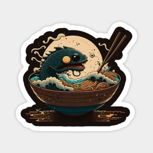 Ramen Bowl Monster Magnet