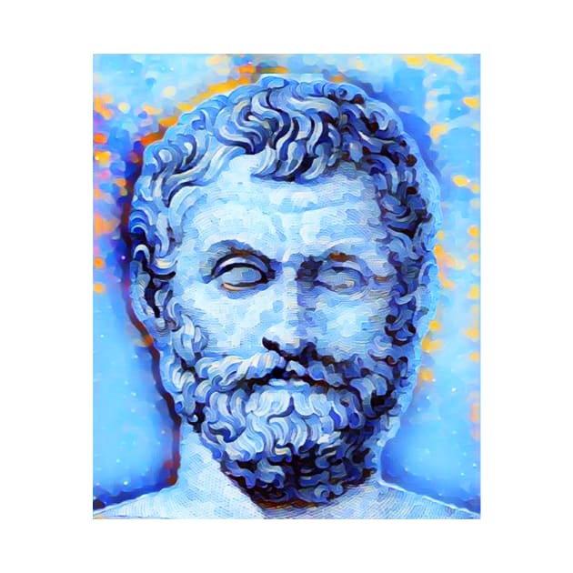 Thales of Miletus Portrait | Thales of Miletus Artwork | Thales of Miletus 14 by JustLit