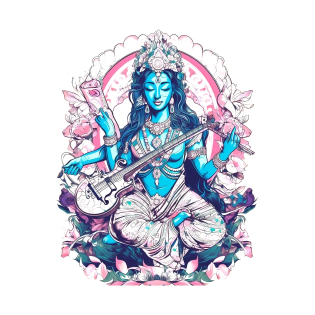 Revering Sarasvati: The Hindu Goddess of Knowledge, Wisdom, and the Arts by Quick Beach