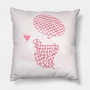 pink drink Pillow