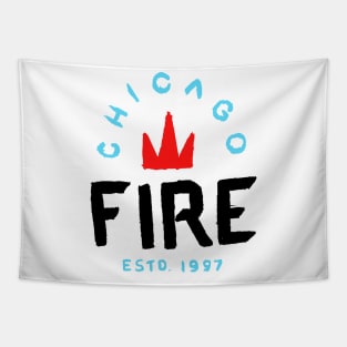 Chicago Fireeee F.C Tapestry