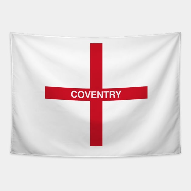 COVENTRY CITY St George Banner Tapestry by Confusion101